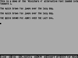 Screen from Minichars 4