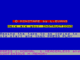 Screen from Minitape 4