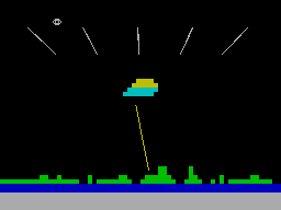 Screen from Missile Command