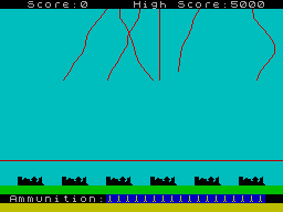 Screen from Missile Command