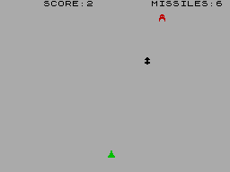 Screen from Missile
