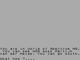 Screen from Missing: World of Spectrum