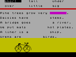Screen from Missing Words