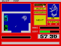 Screen from Mission Omega