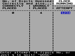 Screen from Mistermind
