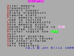 Screen from Monitor