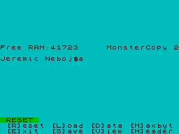 Screen from Monster Copy 2