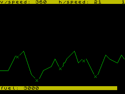 Screen from Moonlander