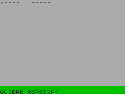 Screen from Morse