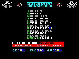 Screen from Motorcycle 500