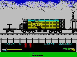 Screen from Mountie Mick's Death Ride