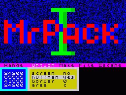Screen from Mr. Pack II
