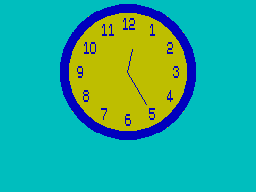 Screen from Mr T Tells The Time