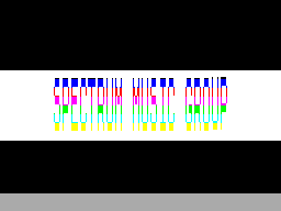 Screen from Multi-Coloured Scroll