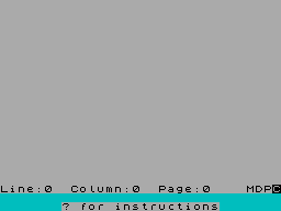 Screen from Multi-Font Typewriter