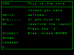 Screen from The Multi File