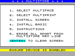 Screen from Multistore