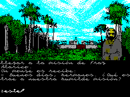 Screen from El Mundo Perdido del Profesor Seldon