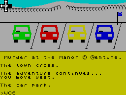 Screen from Murder at the Manor