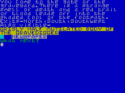 Screen from Murder Hunt