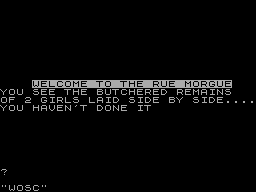 Screen from Murders in the Rue Morgue