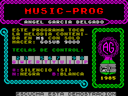 Screen from Music-Prog