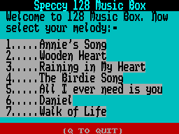 Screen from Music Box
