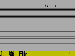 Screen from Music Composer
