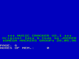 Screen from Music Cracker