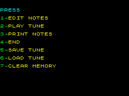 Screen from Music Machine