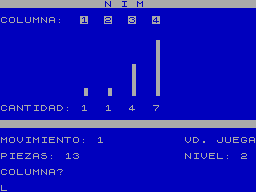Screen from NIM