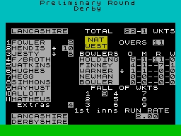 Screen from Nat West Trophy