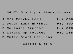 Screen from Navex