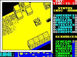 Screen from Nether Earth