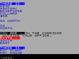 Screen from Never Trust a Blonde