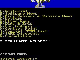 Screen from Newsdesk issue 2
