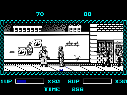 Screen from The Ninja Warriors