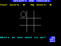 Screen from Noughts2