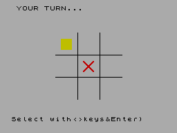 Screen from Noughts and Crosses