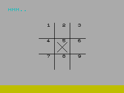 Screen from Noughts and Crosses