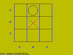 Screen from Noughts and Crosses