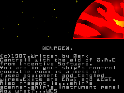 Screen from Novagen
