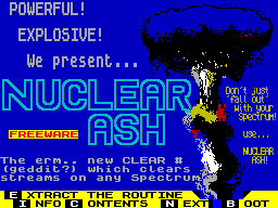 Screen from Nuclear Ash