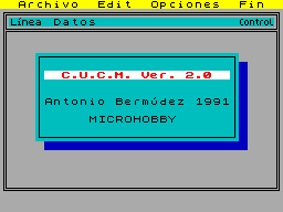 Screen from Nuevo Cargador Universal de Codigo Maquina