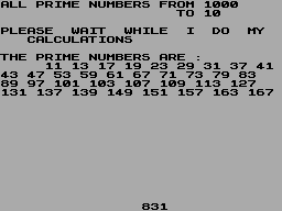 Screen from Numalyse