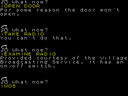 Screen from Number 6 in the Village [2]