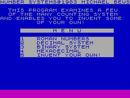 Screen from Numbers