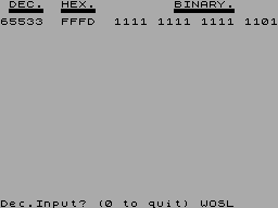 Screen from Numcon