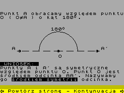 Screen from Obroty i Symetrie
