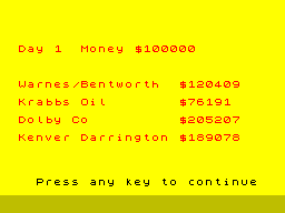 Screen from Oil Tycoon